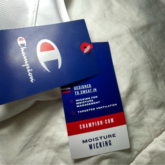 Champion Women's White Sports Bra 44DDD Moisture Wicking and Max Control - Picture 2 of 10